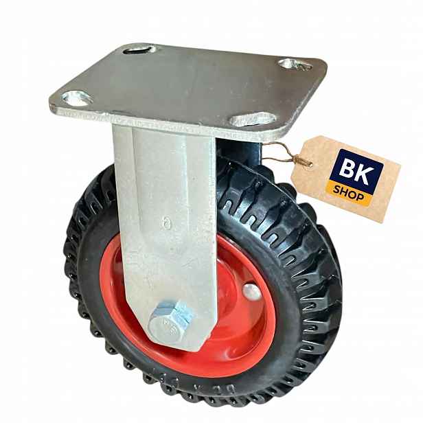 Pevná kolová sada 150 kg Kolečko 160 mm černá guma kuličkové ložisko