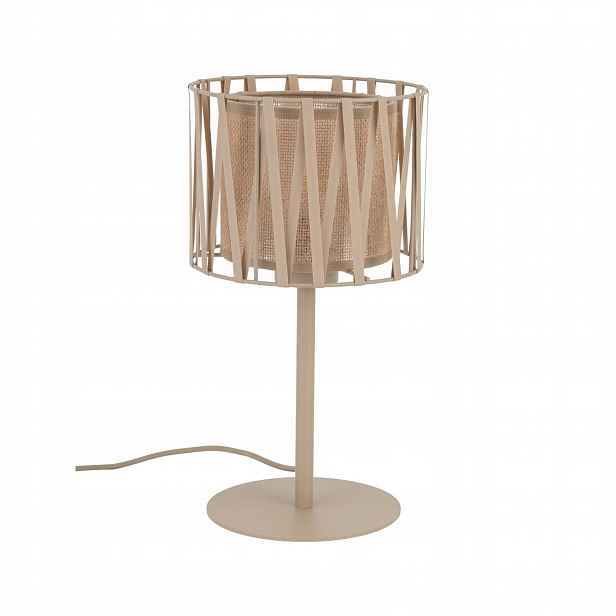 Stolní stolní lampa Harmony Béžová Metal Juta do ložnice Tk Lighting