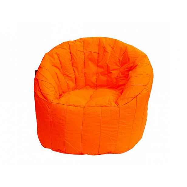 Zářivě oranžový sedací vak BeanBag Lumin Chair