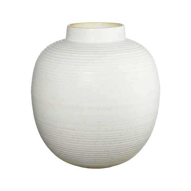 Kameninová váza výška 29 cm JAPANDI ASA Selection - bílá