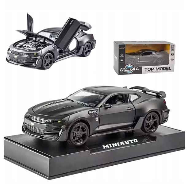 Model Auta Chevrolet Camaro 1:32 Sběratelský podstavec Figurka
