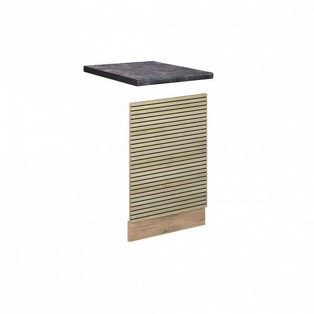 Vicco PŘEDNÍ PANEL Fame-Line Dubový panel 60 cm , PD Antracit