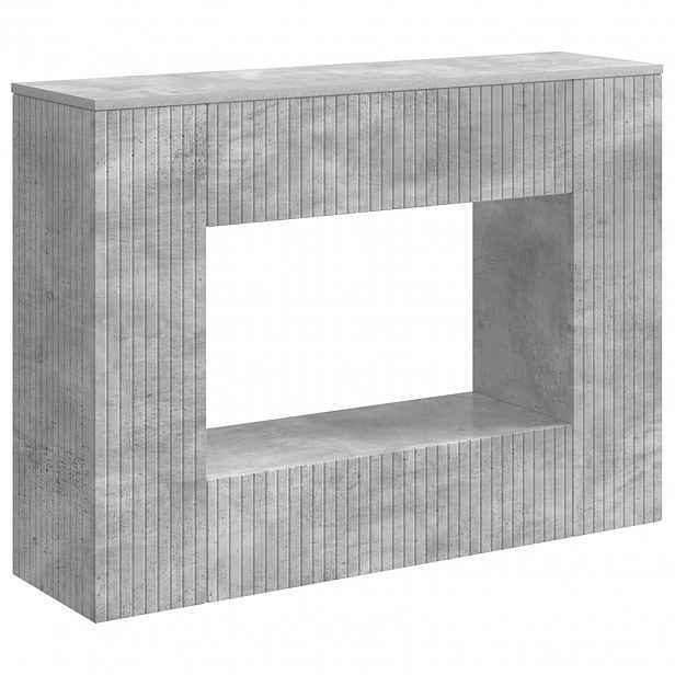vidaXL Konzolový stolek Betonově Šedá 101 x 29 x 74 cm