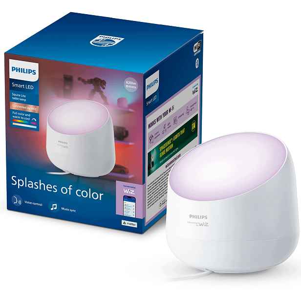 Stolní lampa Noční Led Rgbw Squire Philips Smart WiFi Aplikace WiZ