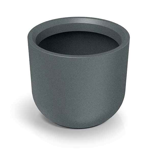 Prosperplast Plastový květináč MOLTAS ROUND HIGH granitově šedý, varianta 60 cm