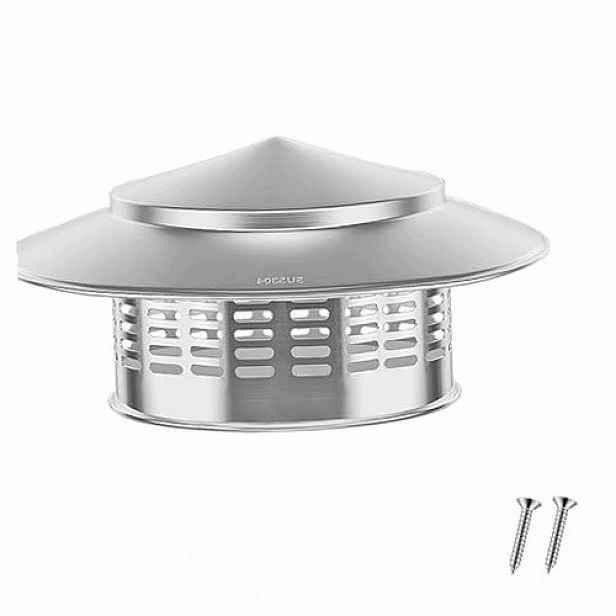 Ventilační Kryt Komína Z Nerezové Oceli Ochrana Před Ptáky 200 MM