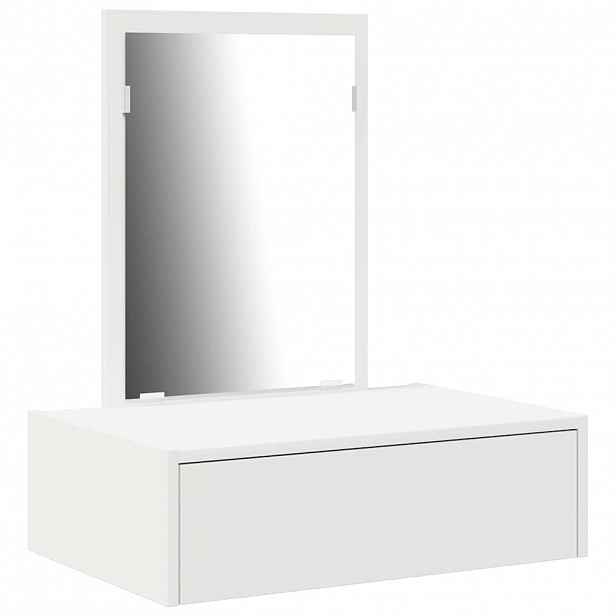 vidaXL Kosmetický stůl Bílá 60 x 40 x 70 cm Kompozitní dřevo