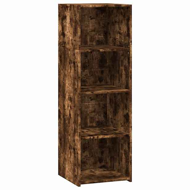 vidaXL Skříň highboard kouřový dub 40 x 41 x 124 cm kompozitní dřevo
