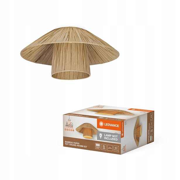 Stropní Svítidlo Dekorativní E27 Bambus Hnědá Decor Ledvance