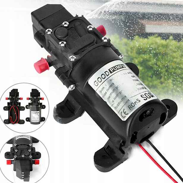 72W Čerpadlo, Pumpa Na Vodu 12V, Samonasávací Obytný Vůz, Jachta