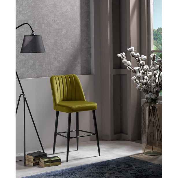 Bar Stool Set (4 Pieces) Vento - Yellow
