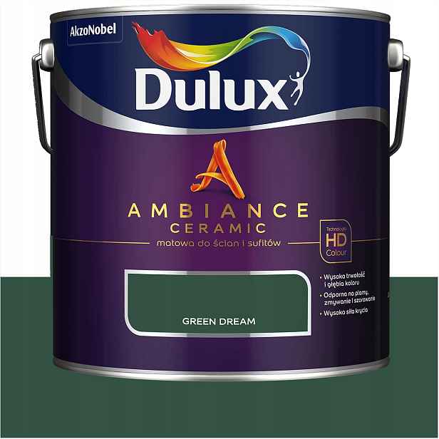 Dulux barva na stěny Ambiance Ceramic Green Dream 2,5L