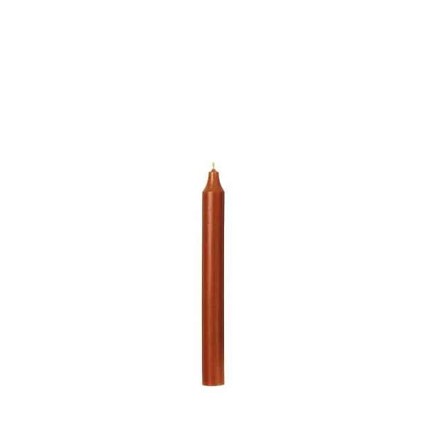 Krátká svíčka průměr 2,1 cm doba hoření 8 h Broste RUSTIC - terracotta