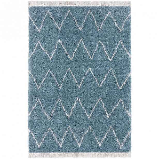 Modrý koberec Mint Rugs Rotonno, 160 x 230 cm