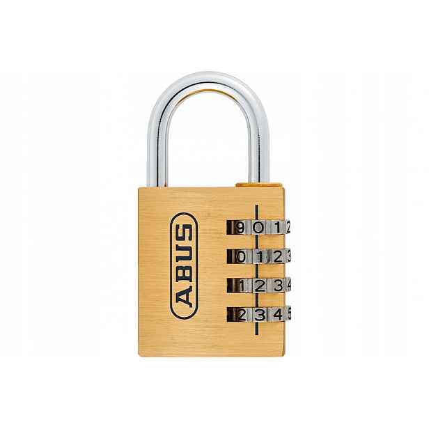 Visací zámek s kódem šifrovaný Abus 716/40 mosazný spolehlivý 40 mm