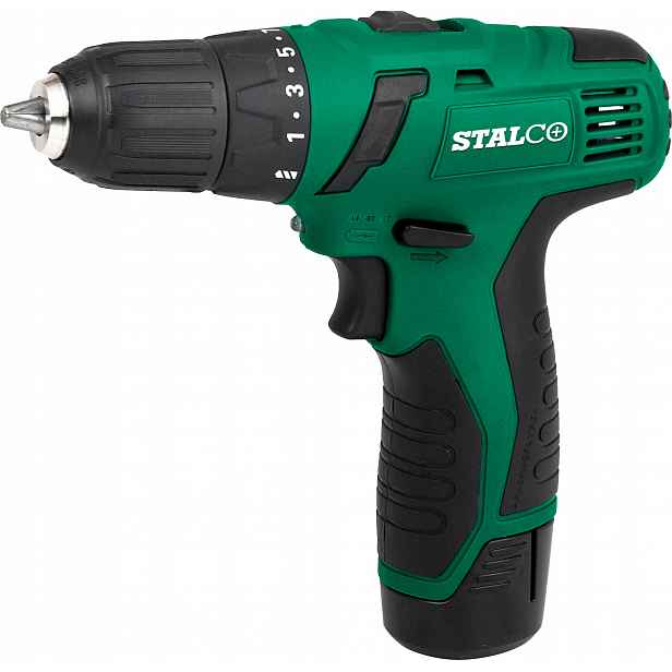 Aku Šroubovák Stalco s akumulátorovým napájením 12 V S-97110