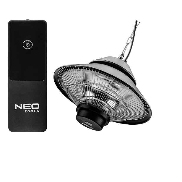 Neo Stropní Zářič 1500W IP44 Dálkové Ovládání 90-034