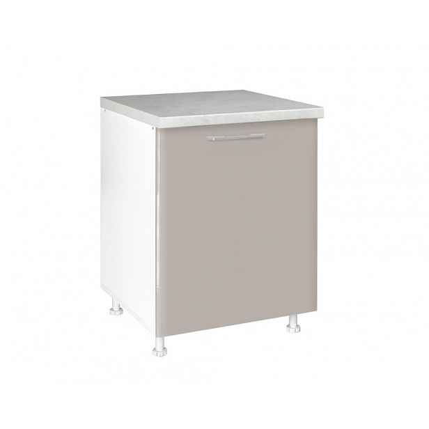 Spodní skříňka IN MDF D 60 1V - cashmere lesk