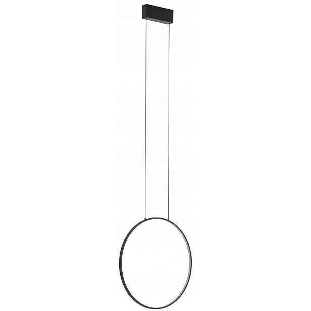 Závěsné svítidlo Circolo P Černá 18W Led 4000K 45cm Stropní Svítidlo Pokoj Dům