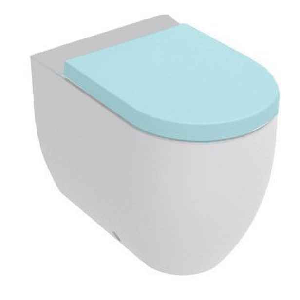 Kerasan FLO WC kombi mísa 36x60cm, spodní/zadní odpad, bílá