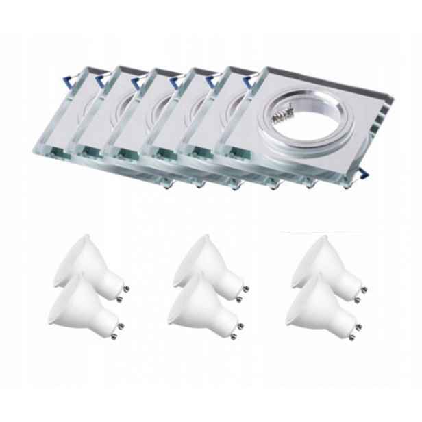 Sada stropního svítidla Halogen Led 6x žárovky