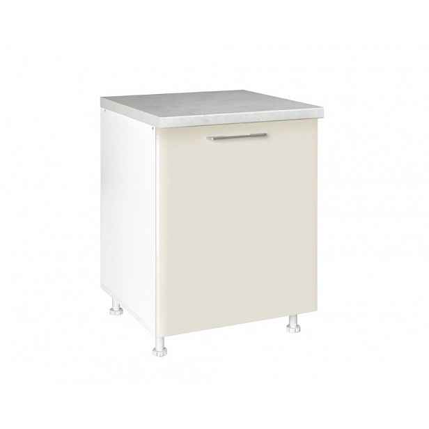 Spodní skříňka IN MDF D 60 1V - béžová lesk