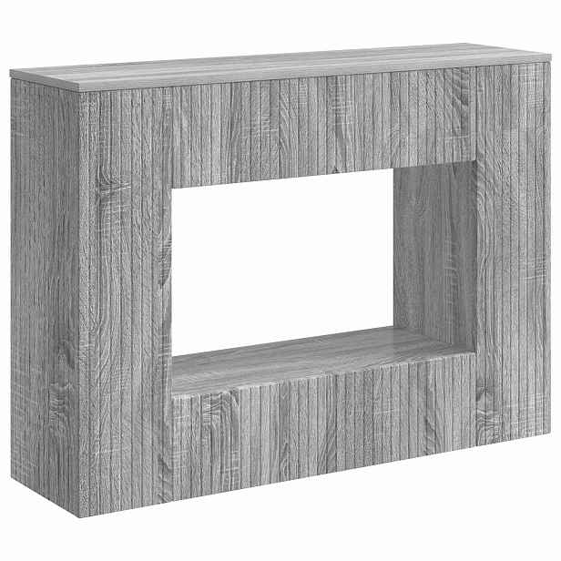 vidaXL Konzolový stolek Šedá Sonoma 101 x 29 x 74 cm Dřevěný materiál