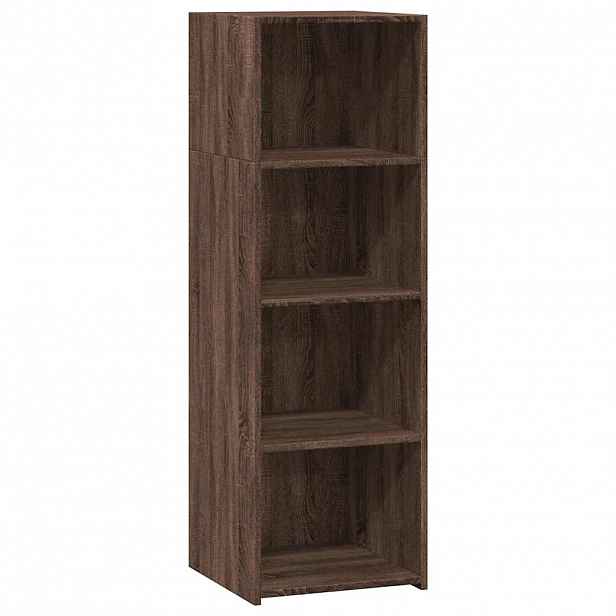 vidaXL Skříň highboard hnědý dub 40 x 41 x 124 cm kompozitní dřevo