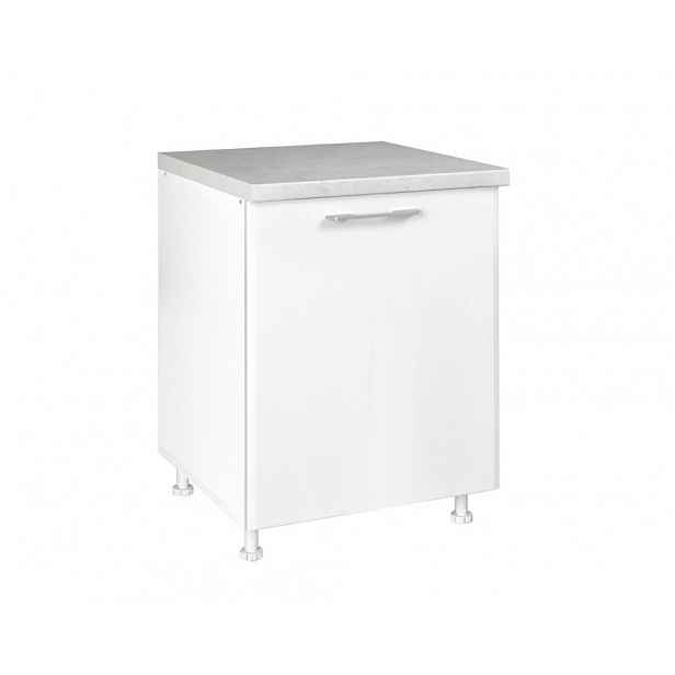 Spodní skříňka IN MDF D 60 1V - bílá lesk