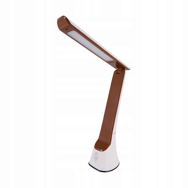 Stolní lampa Gibon Led 8W 2700K/4400K/6500K bílá/hnědá