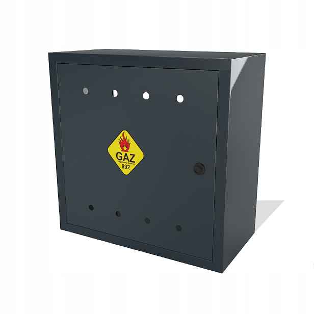 Plynová Skříňka 50x50x25 Gaz barva Antracit