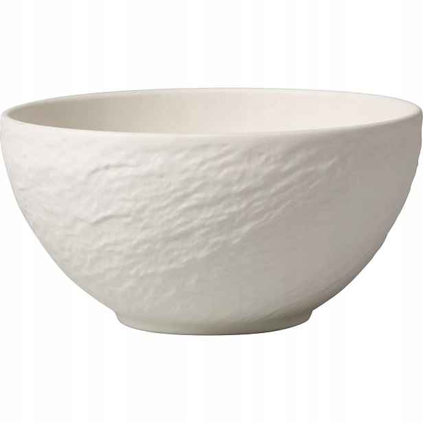 Miska porcelánová Villeroy & Boch Manufacture Rock 600 ml, bílá 4 ks
