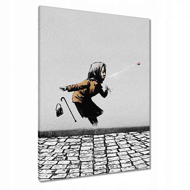 Obrazy 60x80 Banksy Kýchající babička