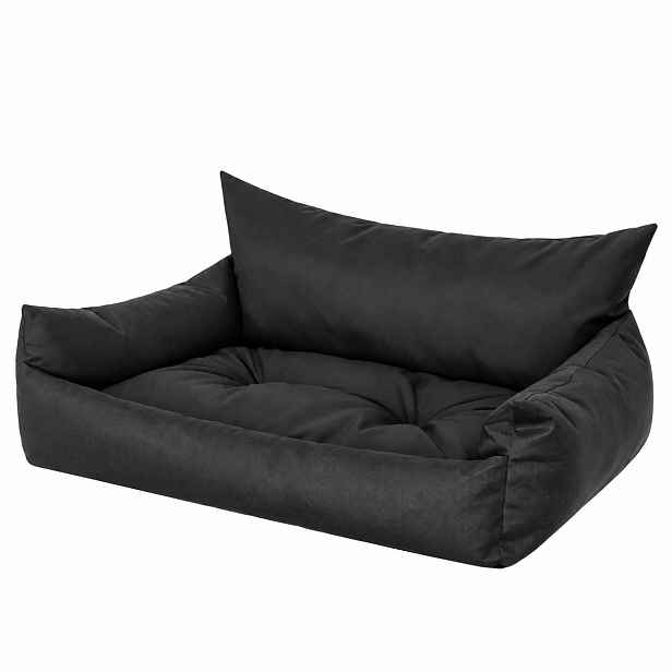 Pelíšek pro psy ROCCO černý L, XL, XXL, XXXL Rozměr: L-64x49 cm