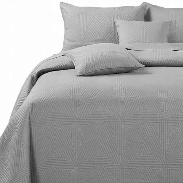 Přikrývka Na Postel Prošívaná Kapa Koc Pled 200x220 Trio Šedá