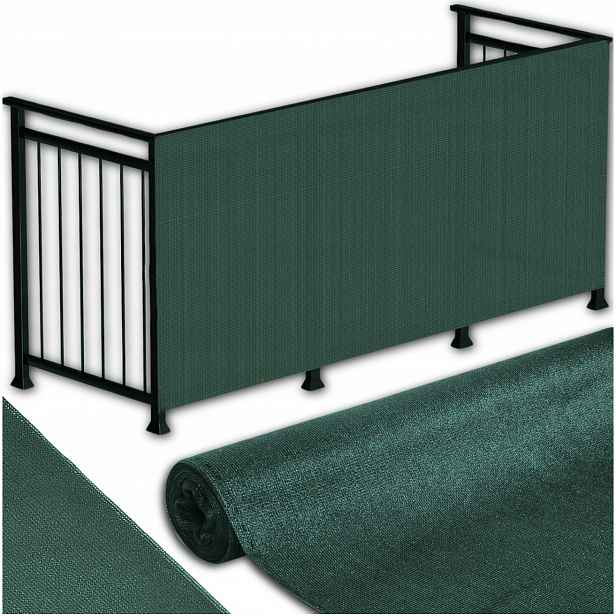 Stínící Tkanina Na Plot Maskovací Balkon 1,5 m x 25 m 135 g 90% 100 Pásků