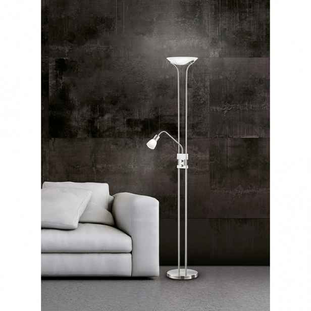 Trio Santo Ii led stojací lampa nikl 421910207 TR421910207