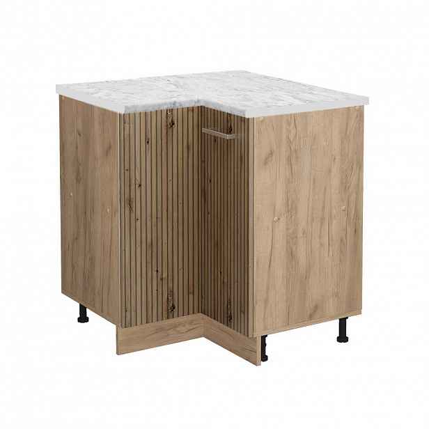 Vicco ROHOVÁ SKŘÍŇKA R-Line Řemeslný dub 75.6 cm PD Mramor