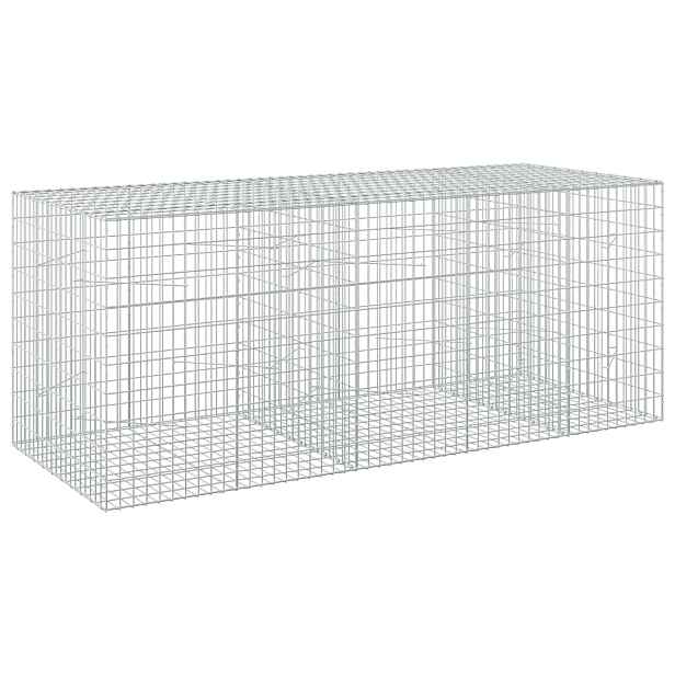 vidaXL Gabion s drátem 5 mm a síťkou 5x10 cm 250x100x100 cm