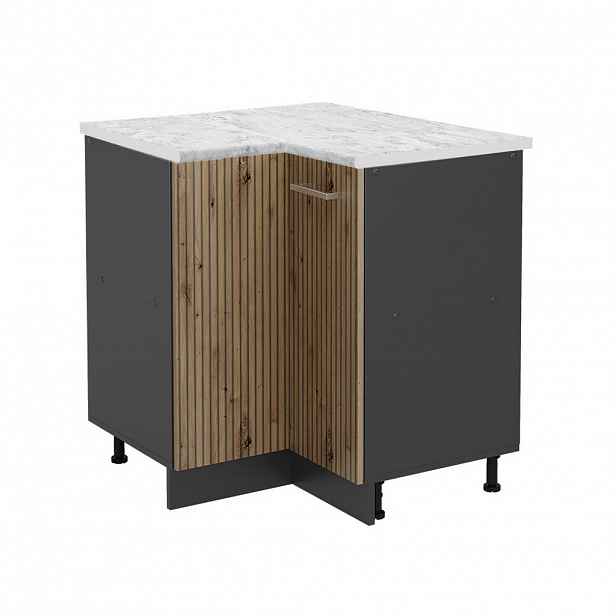 Vicco ROHOVÁ SKŘÍŇKA R-Line Řemeslný dub 75.6 cm , PD Mramor