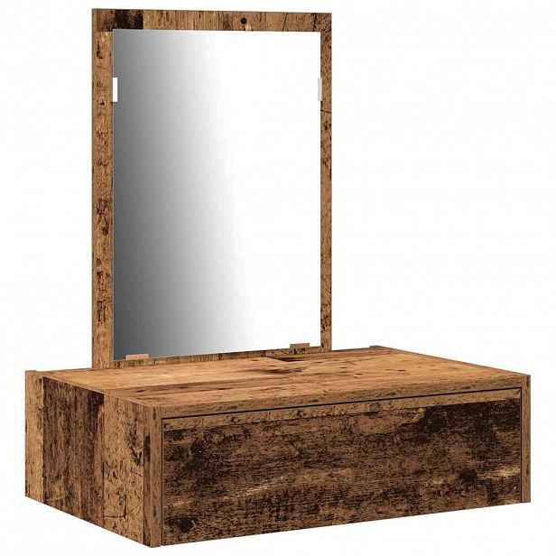 vidaXL Kosmetický stůl Hnědá 60 x 40 x 70 cm Kompozitní dřevo