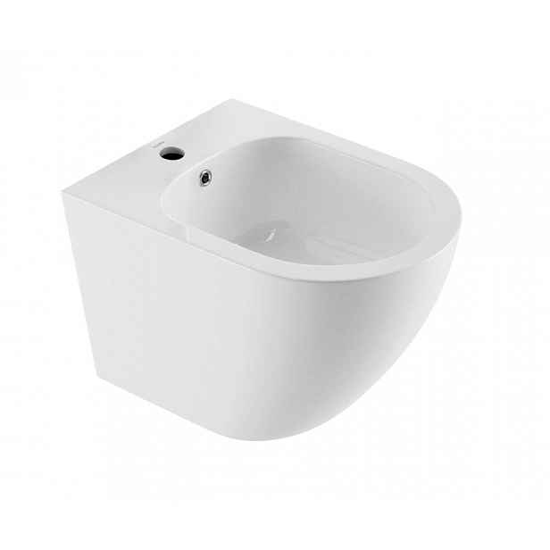 kielle Oudee - Závěsný bidet, s přepadem, s otvorem pro baterii, bílá 30302010