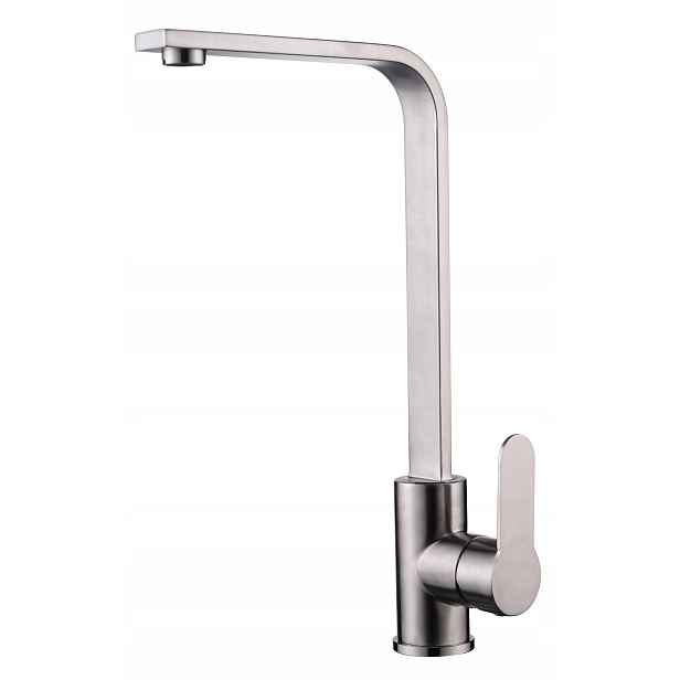 Kuchyňská stojánková baterie Vysoká Ana Inox Ocel kohoutek do dřezu Premium