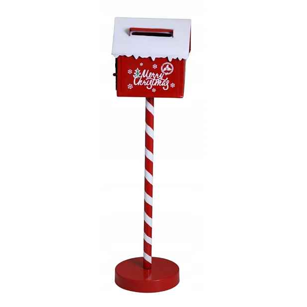 Poštovní Schránka Kovová „merry Christmas“ 12,5 X 51 CM
