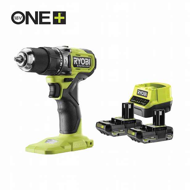 Ryobi RPD18BL-2C20S 18V One+ bezuhlíková příklepová vrtačka