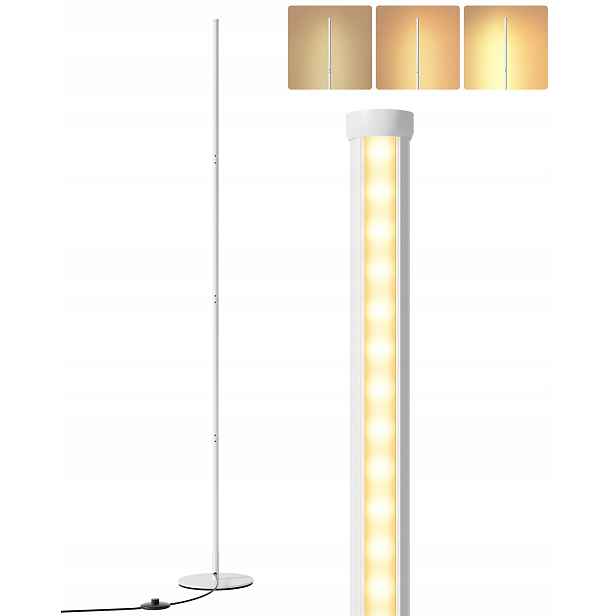 Stojací lampa Edishine do obývacího pokoje, stmívatelná Led, 3000K, paměťová funkce