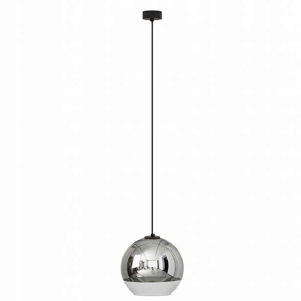 Stropní svítidlo do ložnice, stříbrná závěsná lampa do obývacího pokoje Globe Plus M