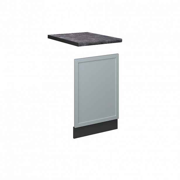 Vicco PŘEDNÍ PANEL Fame-Line Světle modrošedá 45 cm , PD Antracit