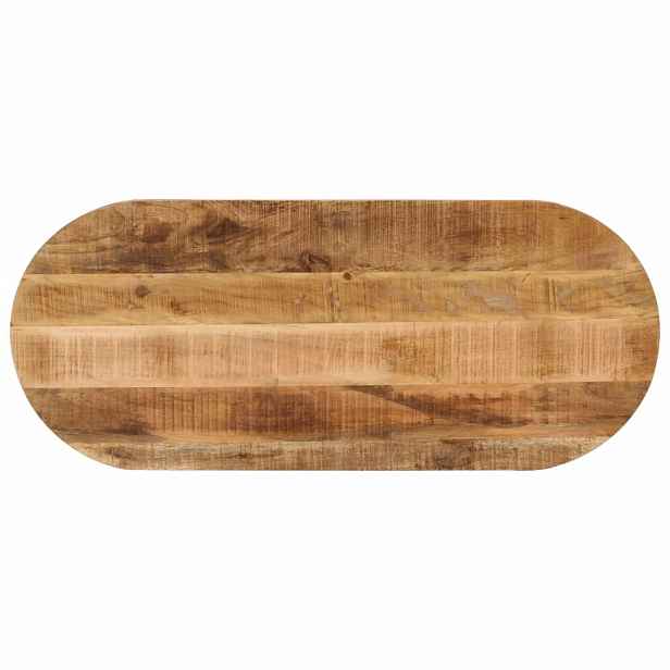 vidaXL Stolní deska 120 x 50 x 2,5 cm oválná masivní hrubý mangovník