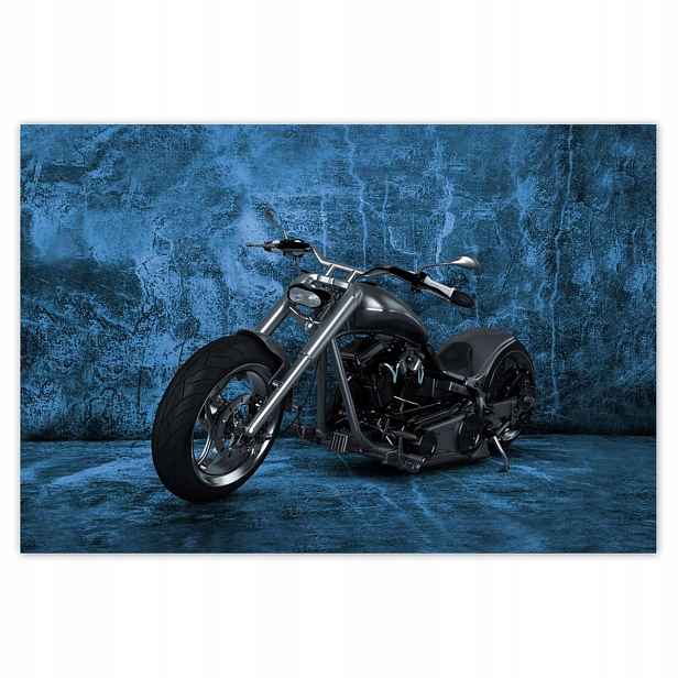 Plakáty 185x125 Modrá stěna Chopper